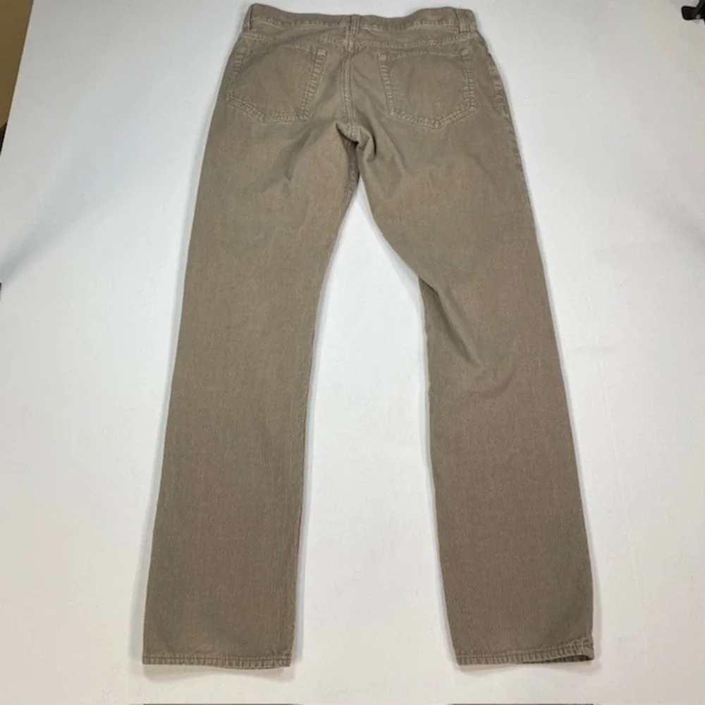 J.Crew‎ The Sutton Tan Khaki Corduroy Straight Leg Pants Mens 32x34 (32x32)